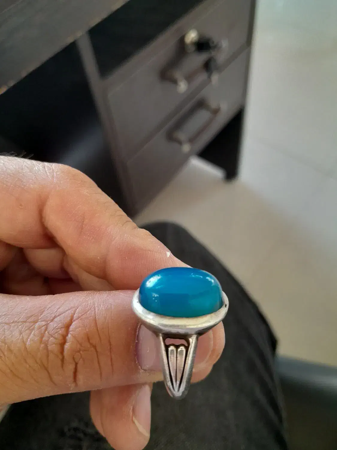 انگشتر نقره یاقوت کبوت|جواهرات|همدان, |دیوار