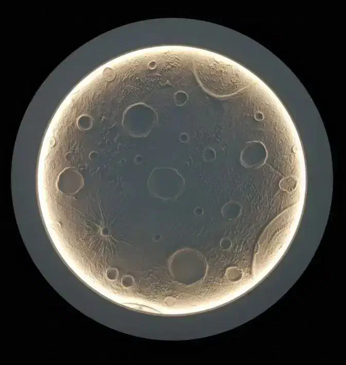 تابلو ماه ۴۵سانتی|تابلو، نقاشی، عکس|تبریز, |دیوار