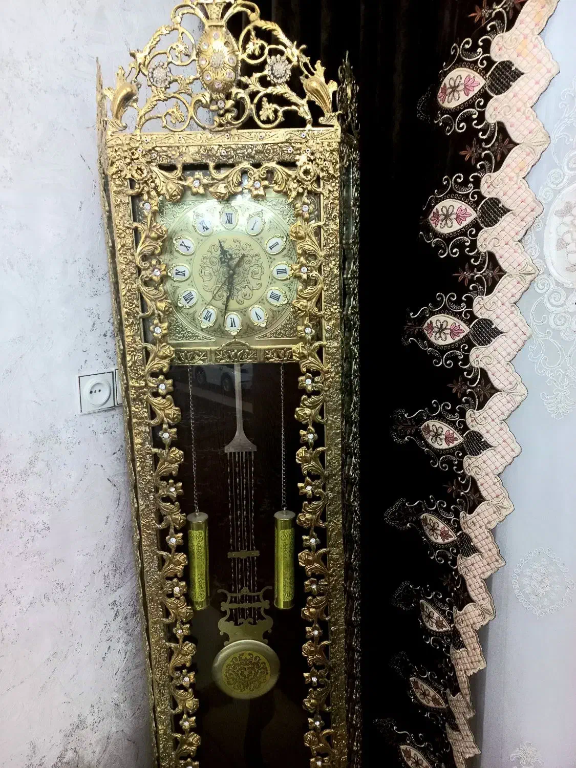 ساعت دیواری برنزی|ساعت دیواری و تزئینی|بناب, |دیوار