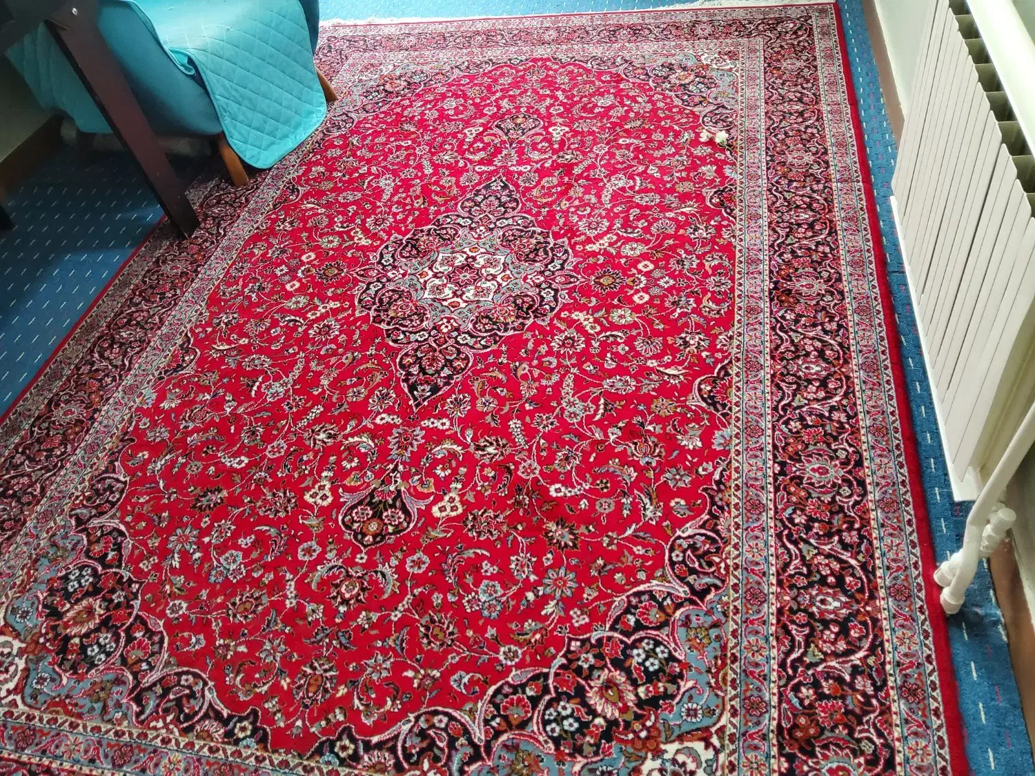 فرش ۶ متری دست دوم کارکرده جنس خوب و فرش حاشیه|فرش|تهران, سردارجنگل|دیوار