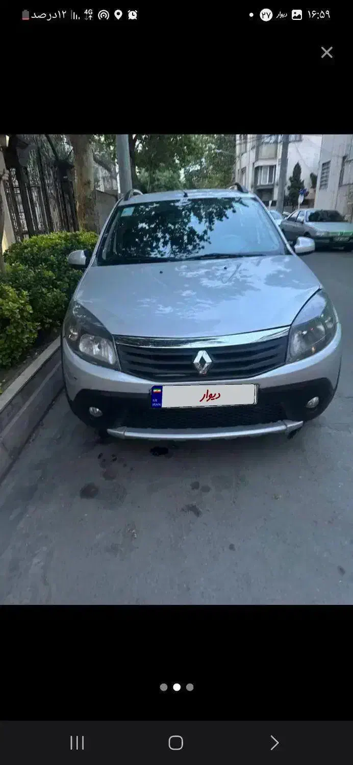 فروش ساندرو استپ وای اتومات|خودرو سواری و وانت|مشهد, عبادی|دیوار