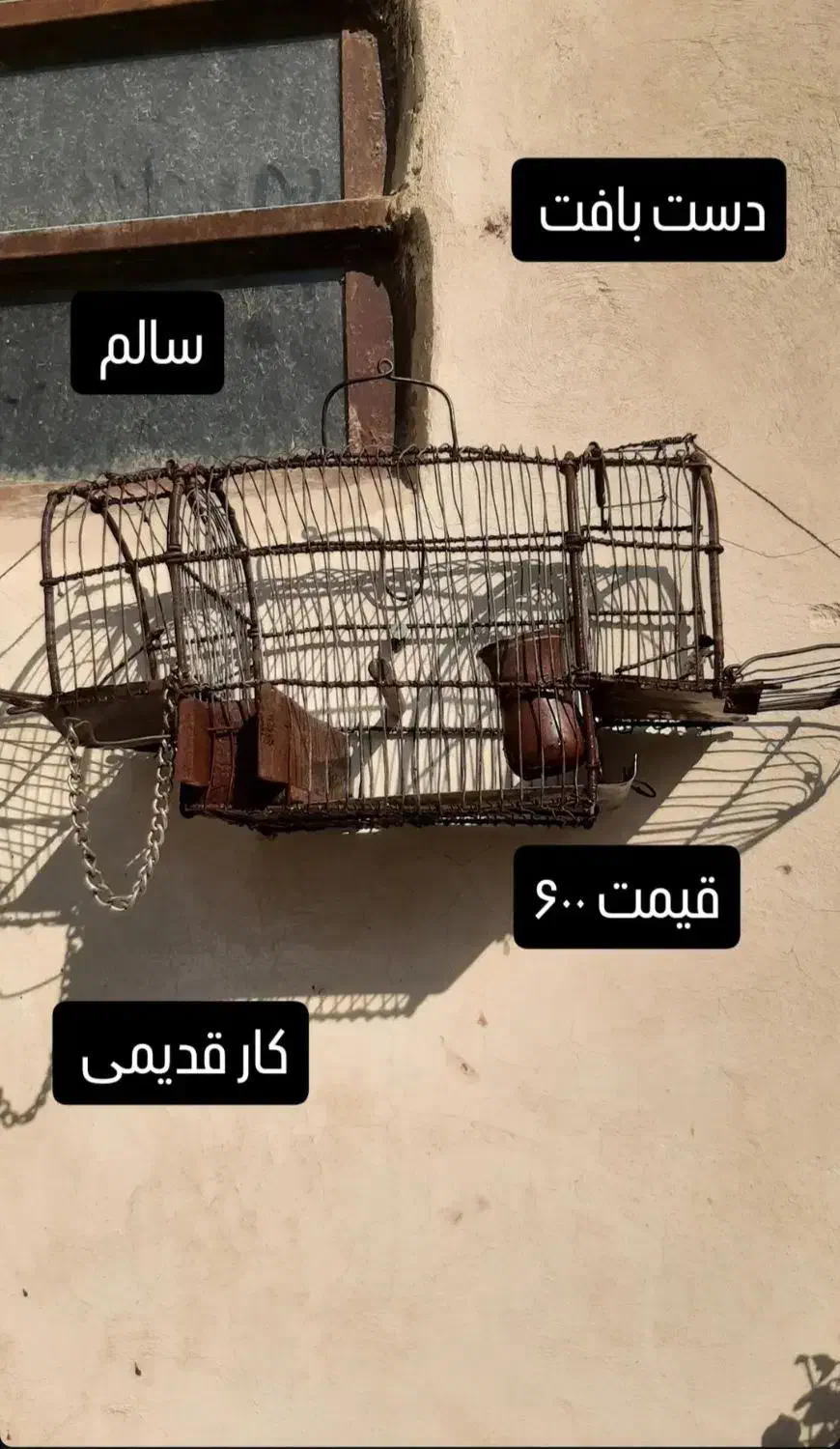 تله قفس سهره|لوازم جانبی حیوانات|نهاوند, |دیوار