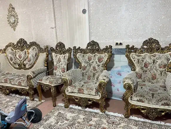 مبل سلطنتی|مبلمان خانگی و میز عسلی|شهریار, شهریار|دیوار