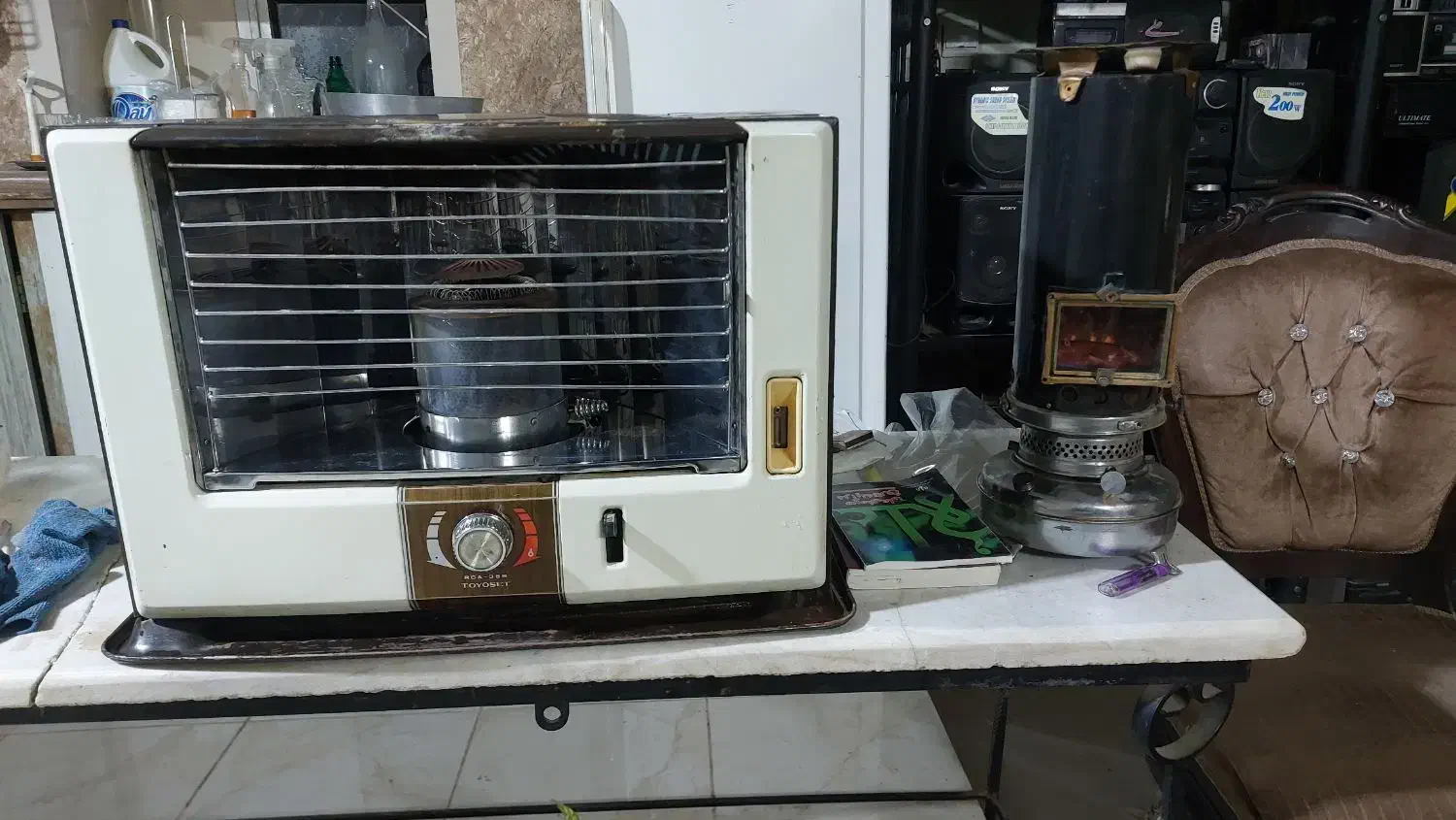 بخاری نفتی تویوست ژاپنی اصل سایز 36|بخاری، هیتر، شومینه|تهران, آبشار|دیوار