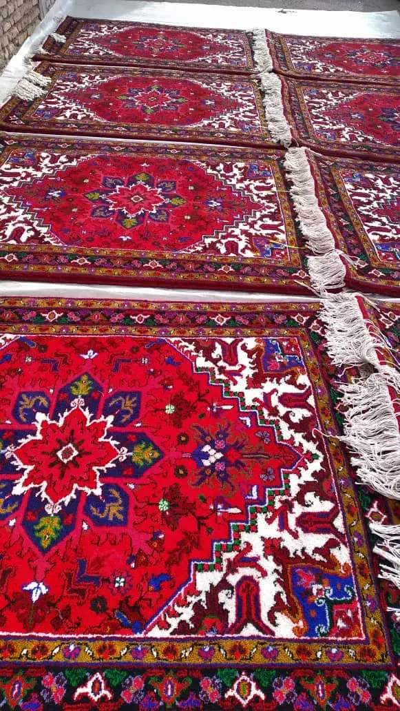 چهار جفت خالچه‌8تخته‌‌بافنده‌خودمون‌‌حراج‌‌شده‌|فرش|خواجه, |دیوار