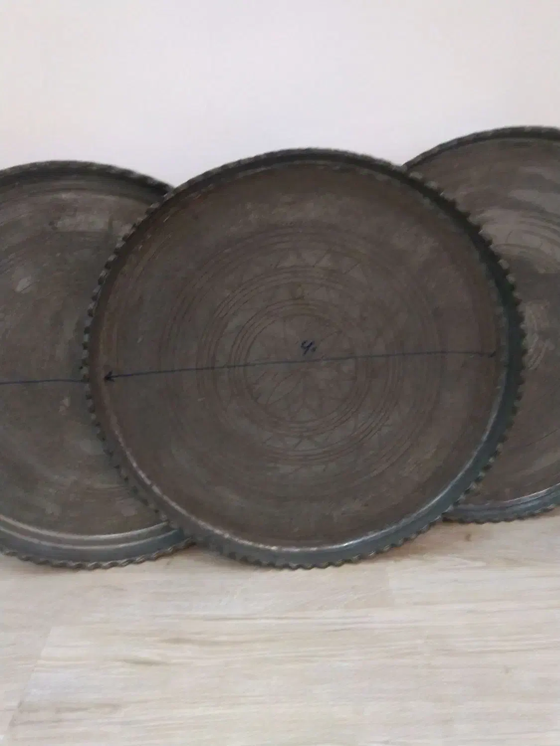 مجمعه های مسی8عدد ویک دیگ مسی|کلکسیون اشیاء عتیقه|اردبیل, |دیوار