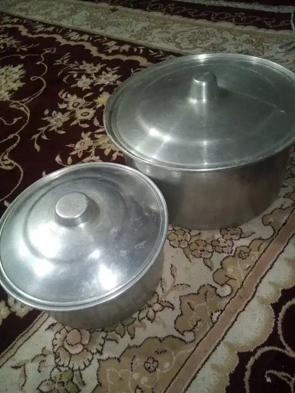 دو عدد قابلمه روحی بزرگ نو نو نو|ظروف پخت‌وپز|کرمانشاه, |دیوار