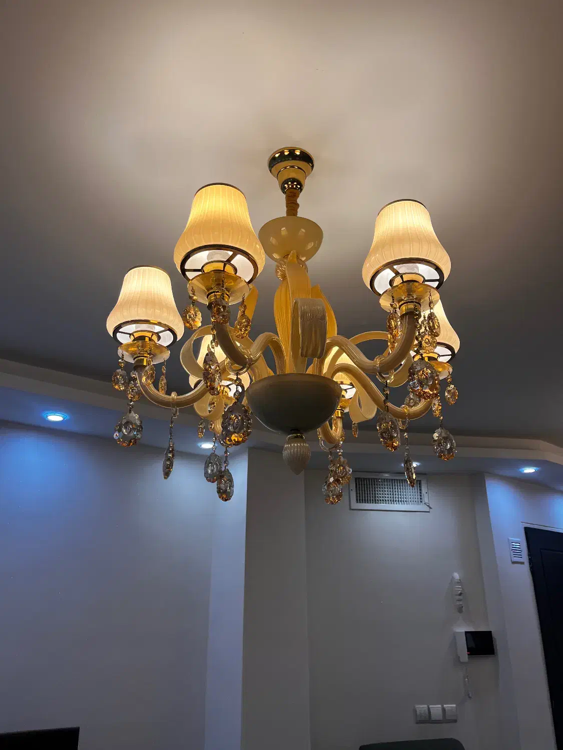 دوعدد لوستر|لوستر و چراغ آویز|ری, شهرری|دیوار