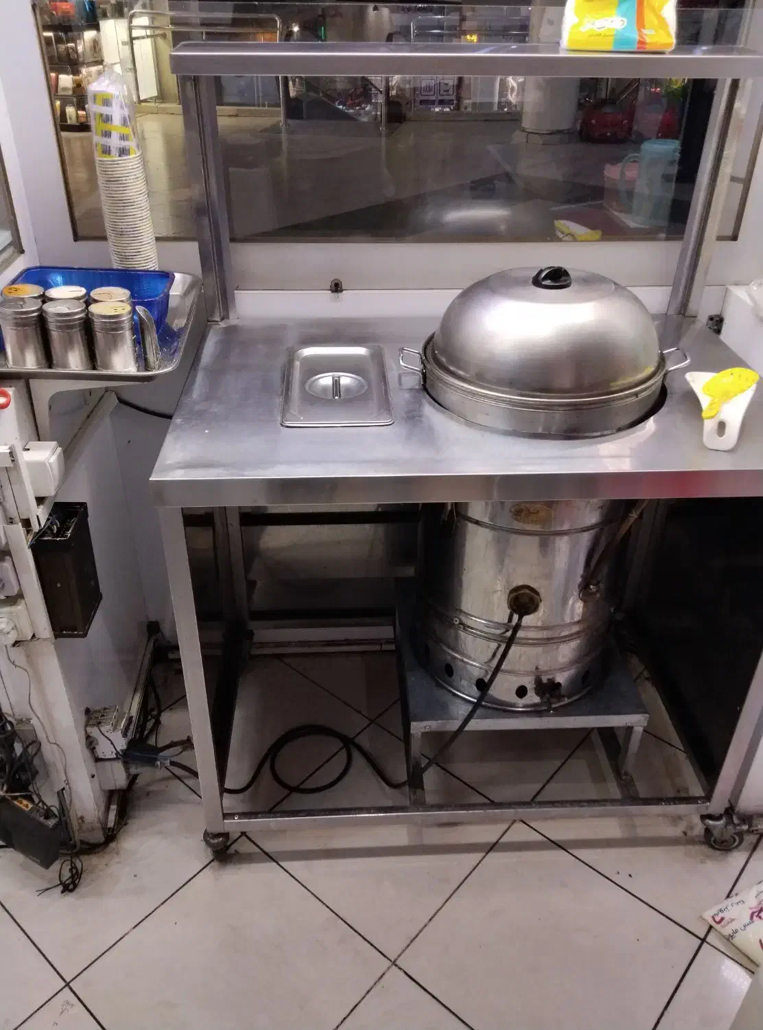 دستگاه ذرت مکزیکی با دیگ۳۰لیتری هم با برق هم گاز|کافی‌شاپ و رستوران|مشهد, زمرد|دیوار