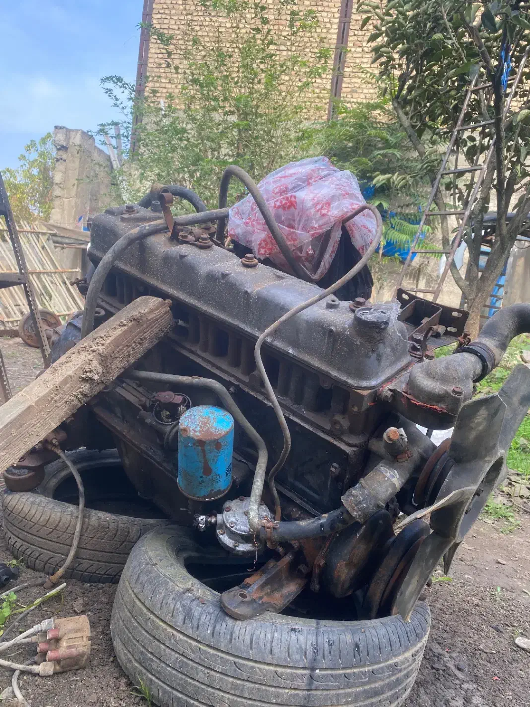 موتور تویوتا لندکروز 2f|قطعات یدکی و لوازم جانبی|رشت, احمد گوراب|دیوار