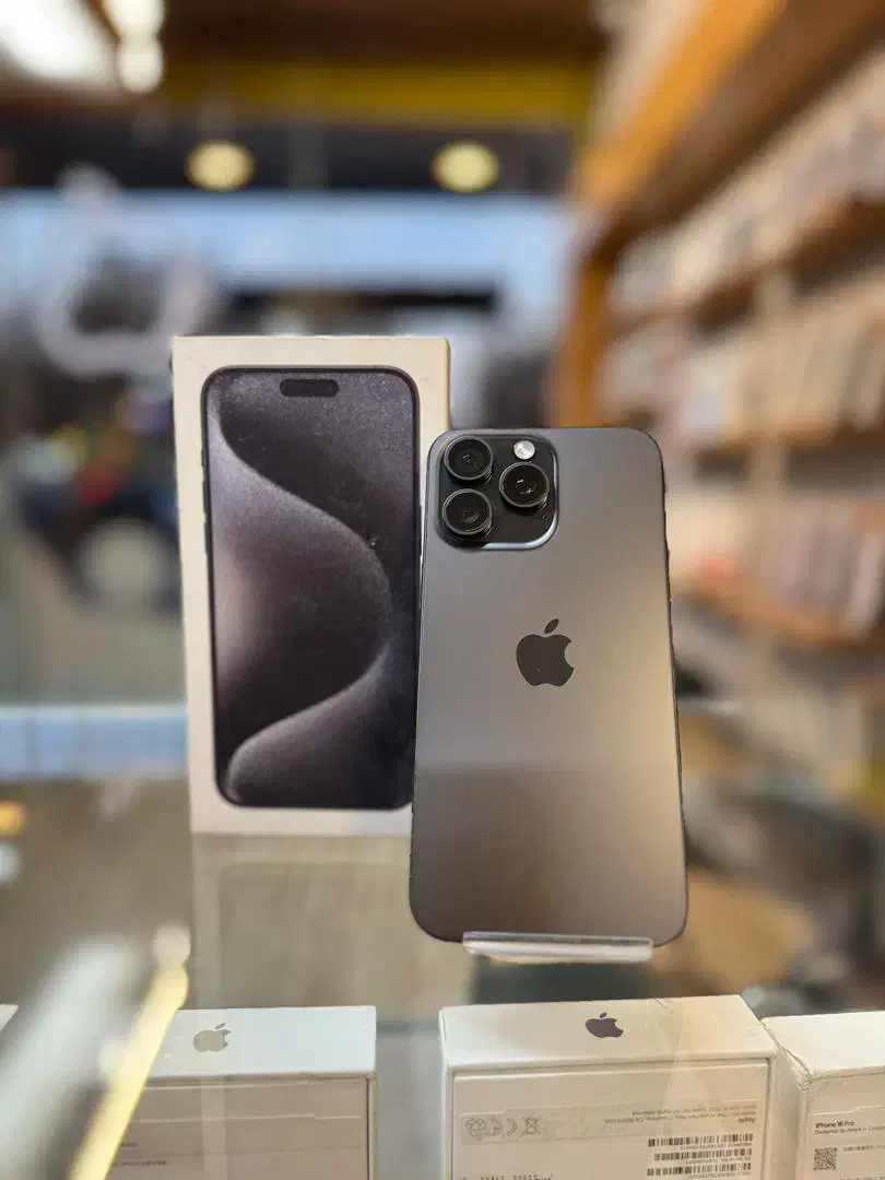 iphone 15 pro max  باتری ۱۰۰ در حد نو|موبایل|قم, بلوار امین و ساحلی|دیوار