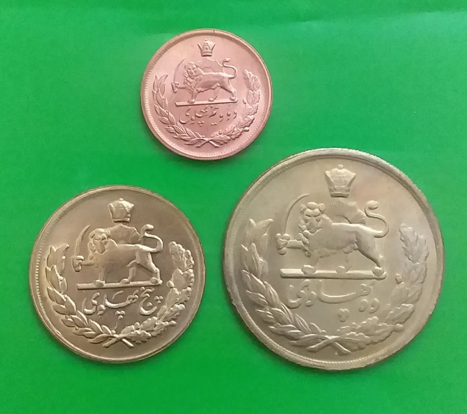 ست برنزی 10 - 5 - 2/5 پهلوی|کلکسیون سکه، تمبر، اسکناس|اصفهان, سعادتآباد|دیوار