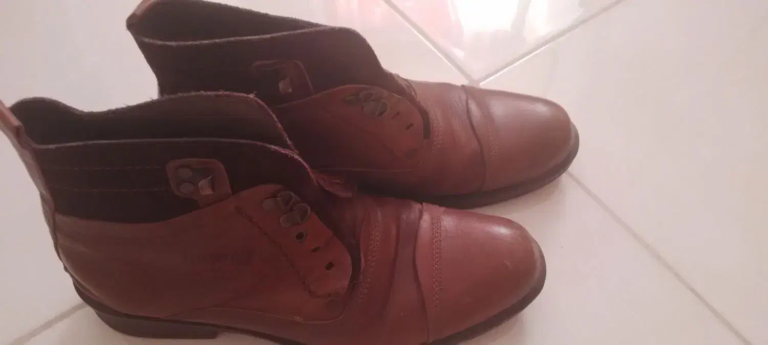 نیم بوت مردانه چرم|کیف، کفش، کمربند|مشکین‌دشت, |دیوار