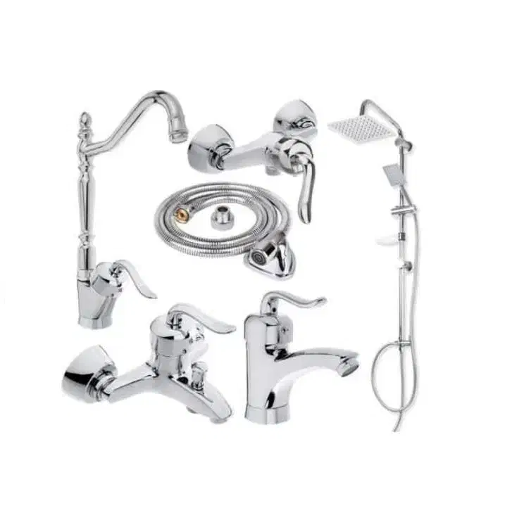 شیرآلات قاجاری با علم دوش و شلنگ|مصالح و تجهیزات ساختمان|تهران, شهرک صدرا|دیوار