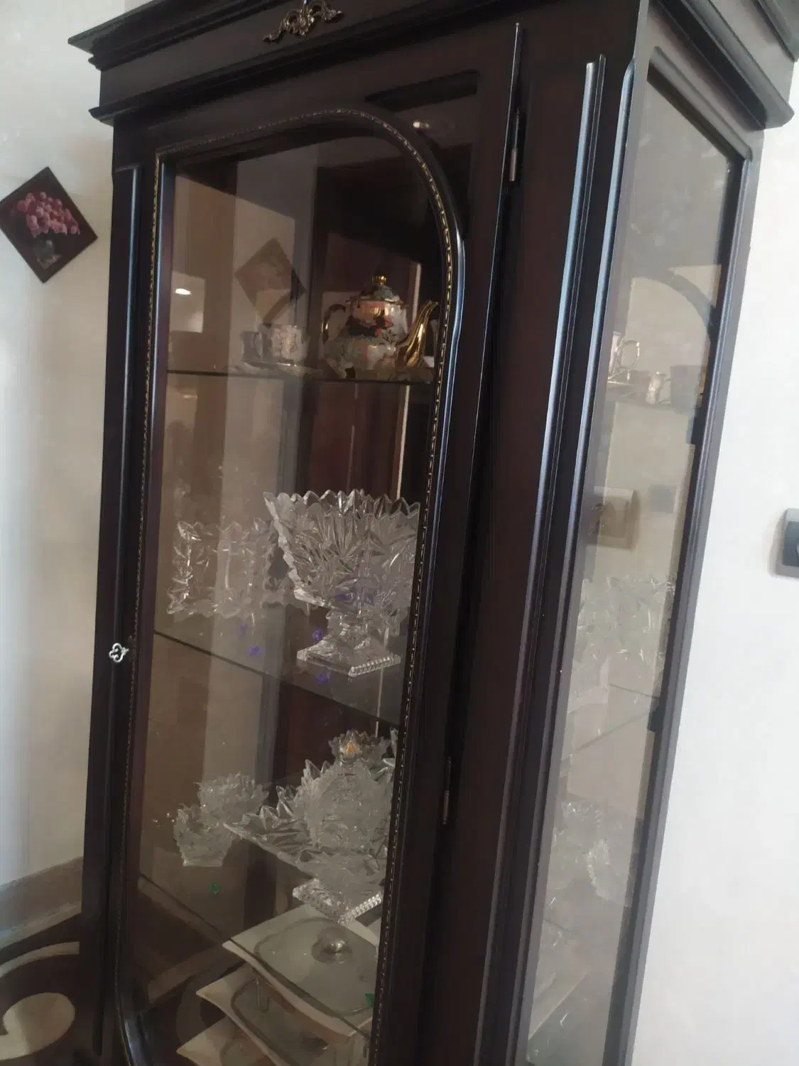 بوفه تمام چوب|بوفه، ویترین، کنسول|نیشابور, شهرک جانبازان|دیوار