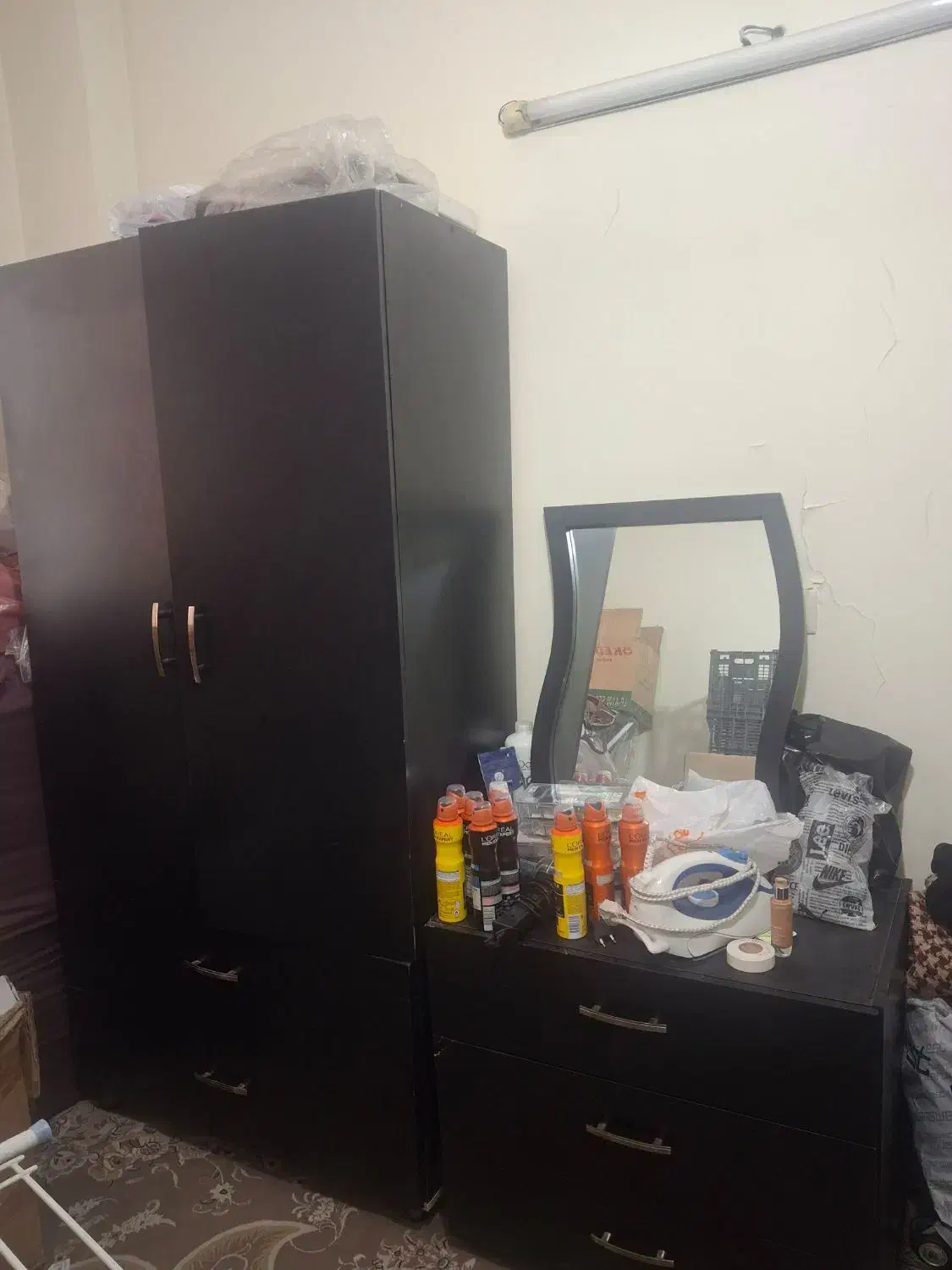 فروش یک عدد کمد دو درب با دراور|جاکفشی، کمد، دراور|ری, تقی آباد|دیوار