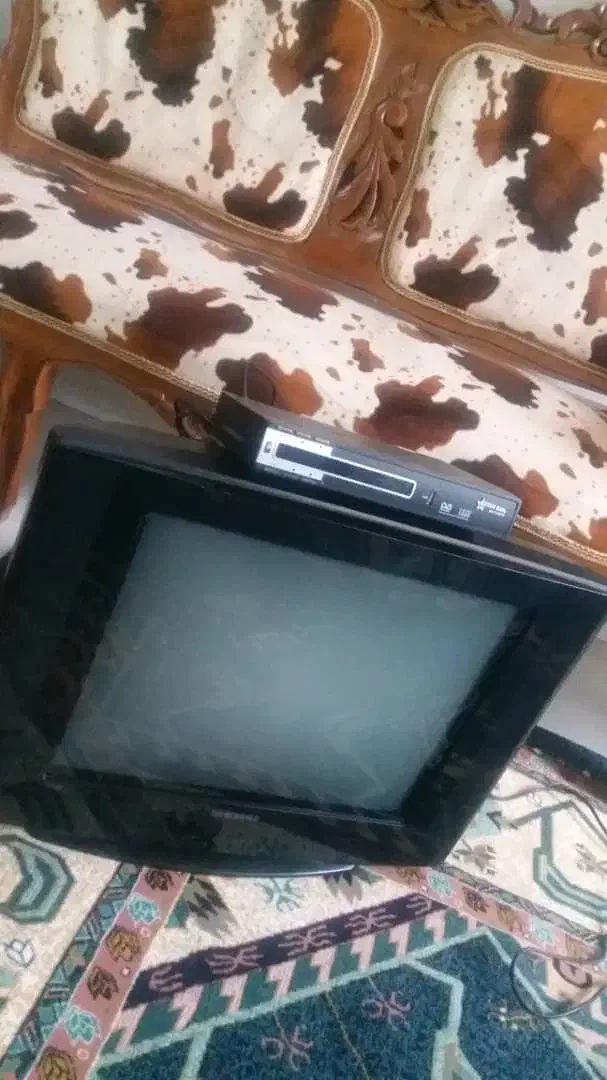 تلویزیون 21 انج مشکی رنگ|تلویزیون و پروژکتور|سنندج, |دیوار