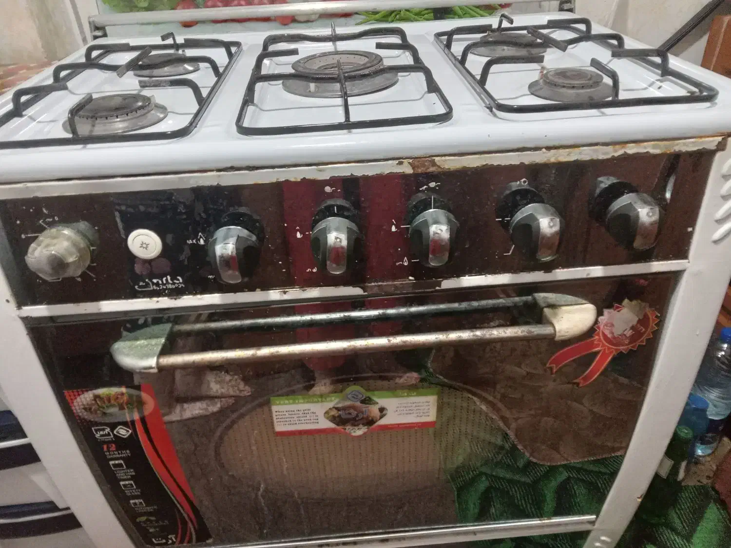 اجاق گاز پنج شعله سالم وتمیز|اجاق گاز و لوازم برقی پخت‌وپز|رشت, جماران|دیوار