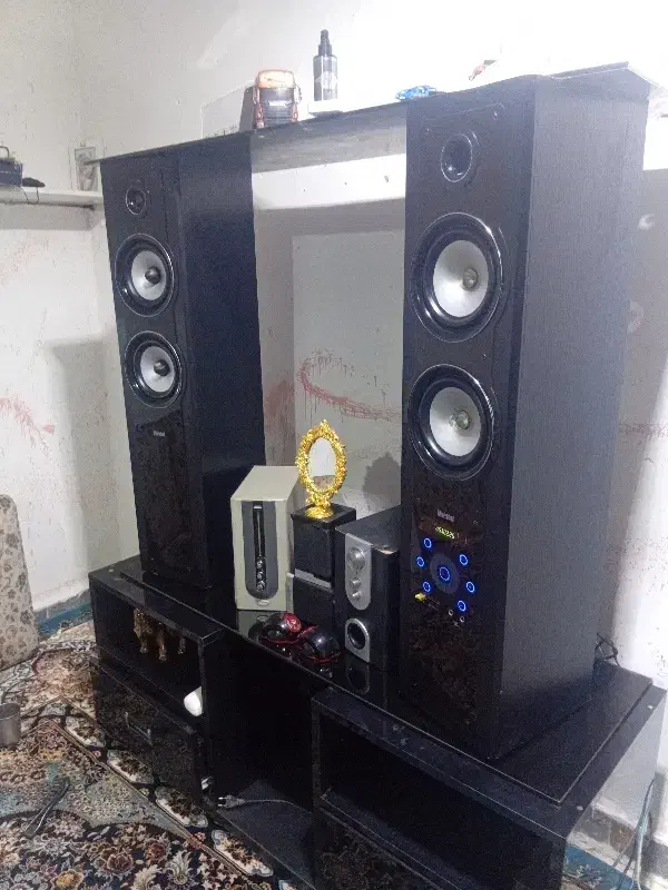 اسپیکر دوقلو|سیستم صوتی خانگی|اهواز, کمپلو جنوبی|دیوار