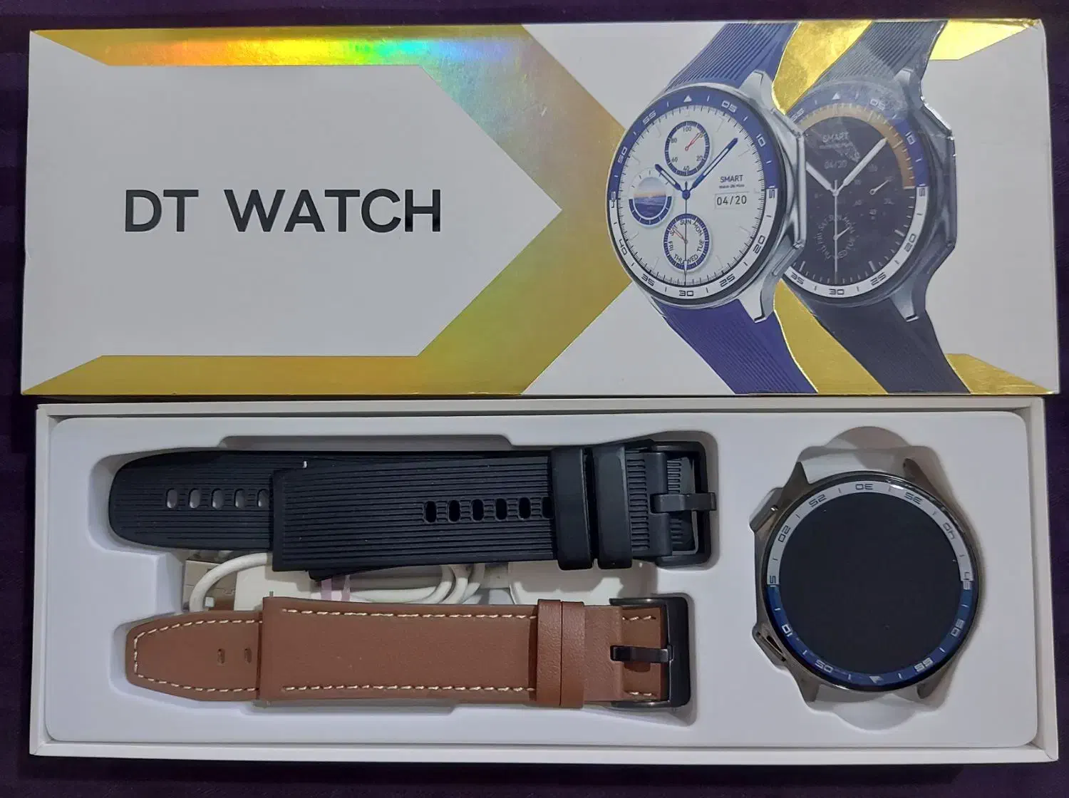 ساعت هوشمند DT WATCH نو (با دو بند و شارژر)|ساعت|شیراز, فاضل|دیوار