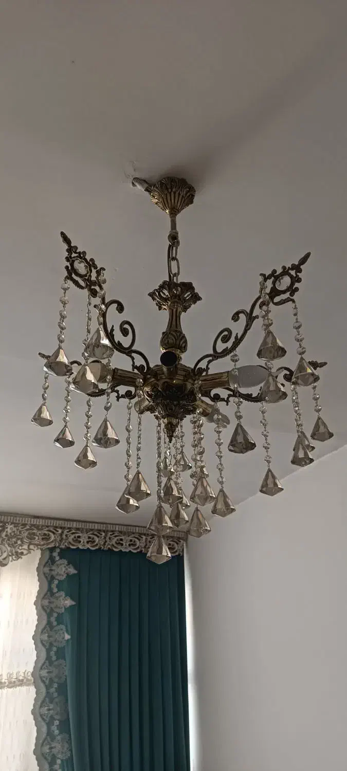 لوستربرنجی زیبا|لوستر و چراغ آویز|اراک, |دیوار