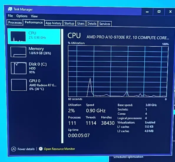 lenovo thinkcenter m715q|رایانه رومیزی|همدان, |دیوار
