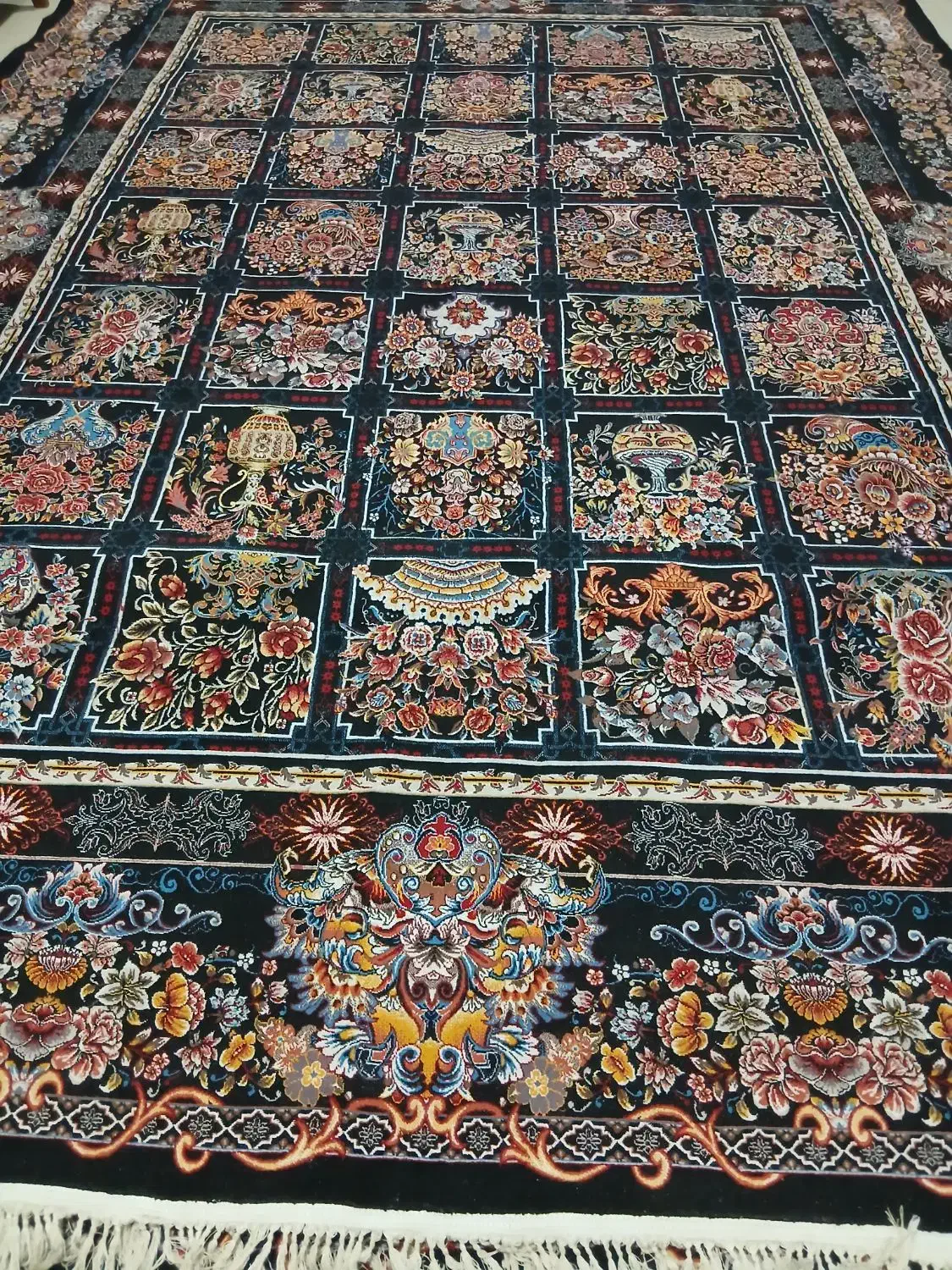 فرش ۳در۴ جفت باهم|فرش|بجنورد, |دیوار