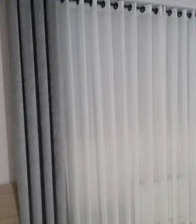 پرده حریر ودکور پرده مخمل شانل پانچ نونونو|پرده، رانر، رومیزی|لاهیجان, کوی آزادگان|دیوار