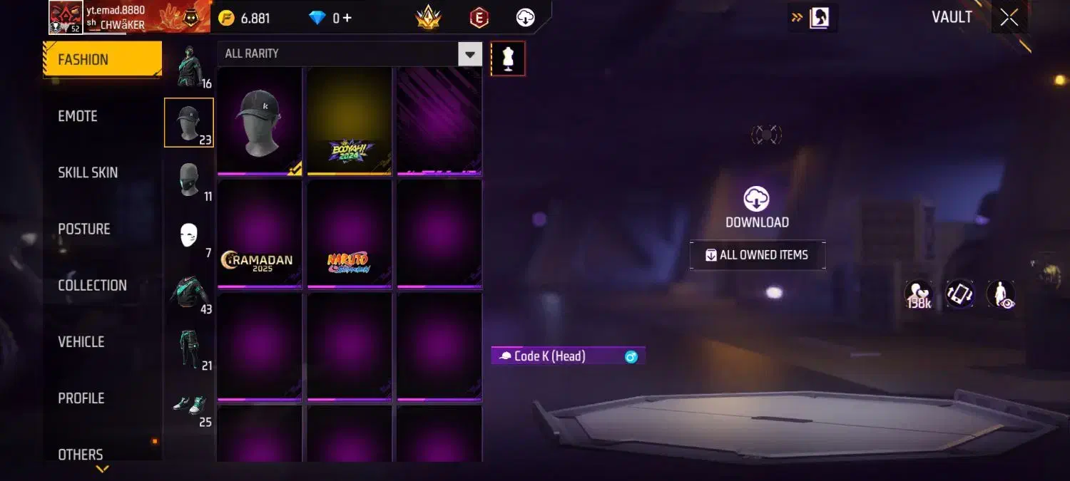 اکانت فری فایر|کنسول، بازی ویدئویی و آنلاین|تربت جام, فاز ۳ فرهنگیان|دیوار