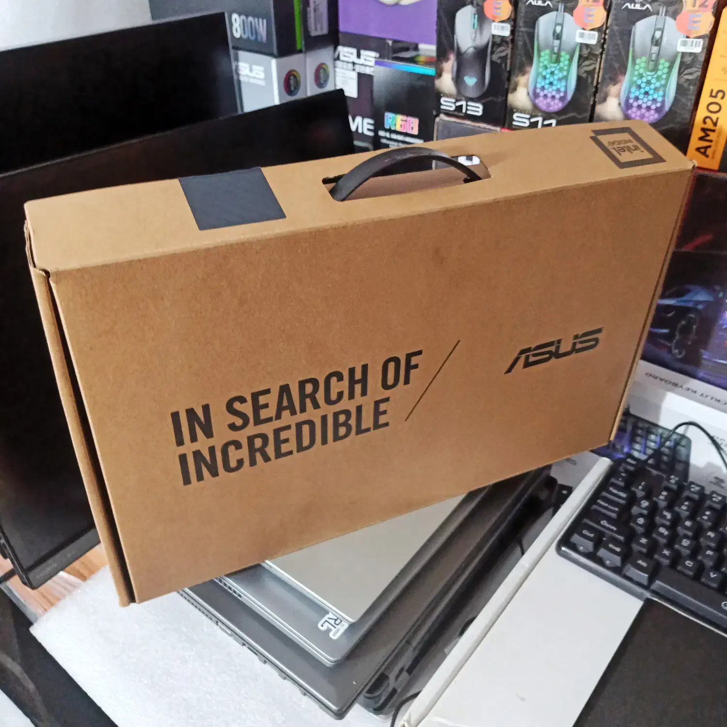 لپتاپ ایسوس عین آکبند نسل ۱۰ رم۱۲ و ۱ تراm.2 کارتن|رایانه همراه|تهران, میدان ولیعصر|دیوار