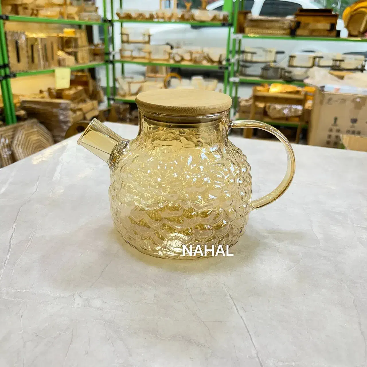 قوری پیرکس شامپاینی مدل سنگی|قوری، کتری، قهوهساز دستی|تهران, هرندی|دیوار