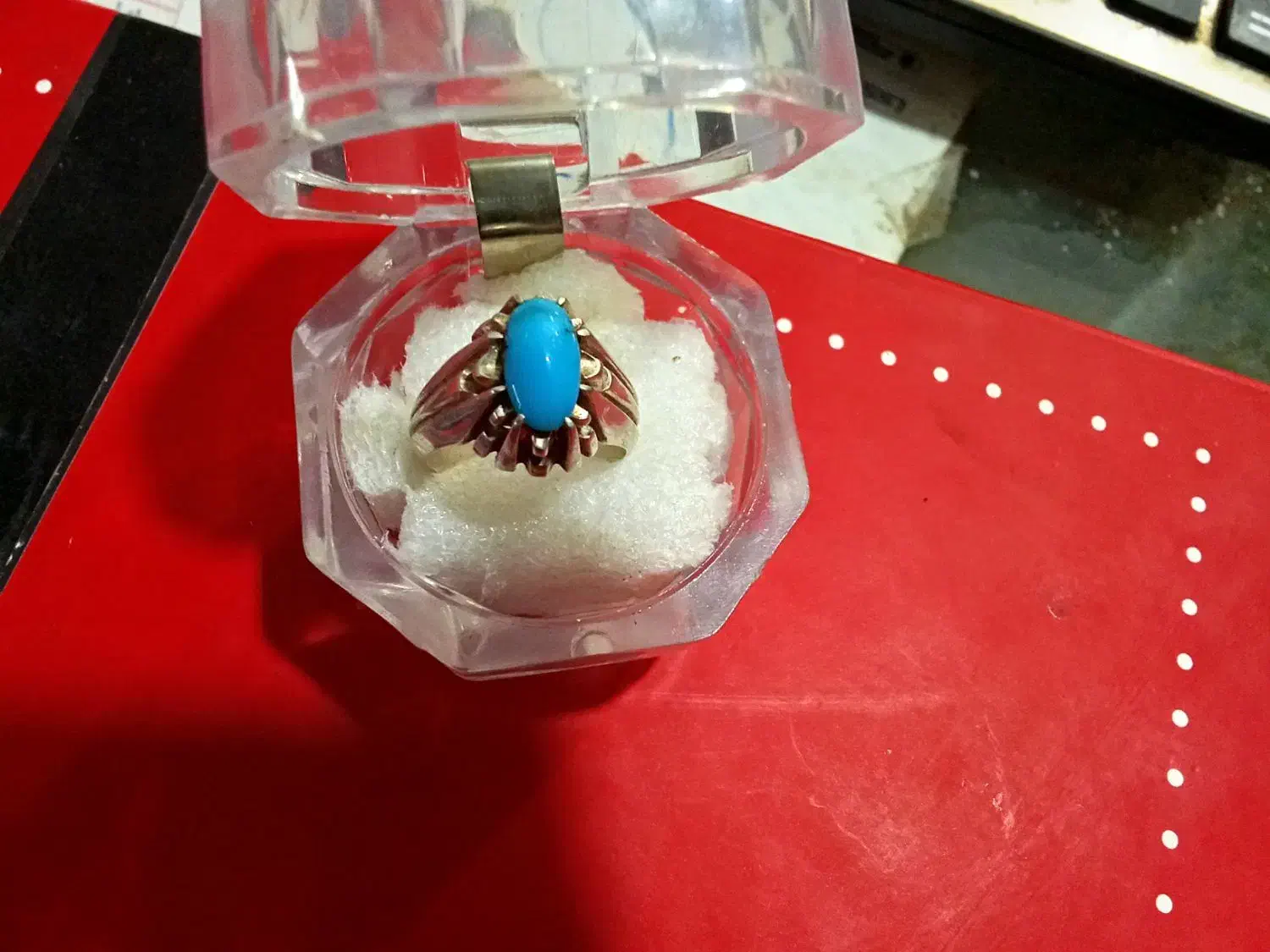 انگشتر فیروزه نیشابوری|جواهرات|قزوین, |دیوار