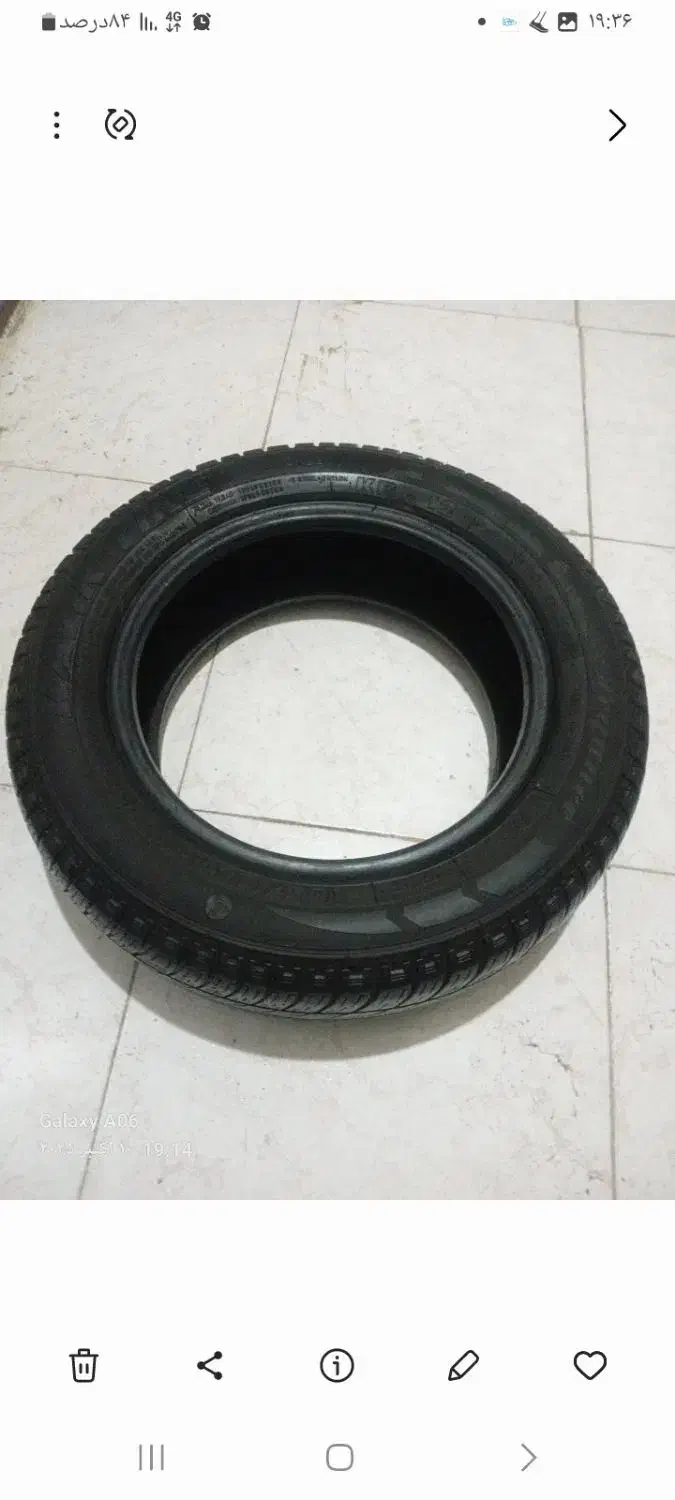 یک عدد لاستیک کویر تایر سالم تیوپلس|قطعات یدکی و لوازم جانبی|محمدیه-قزوین, |دیوار