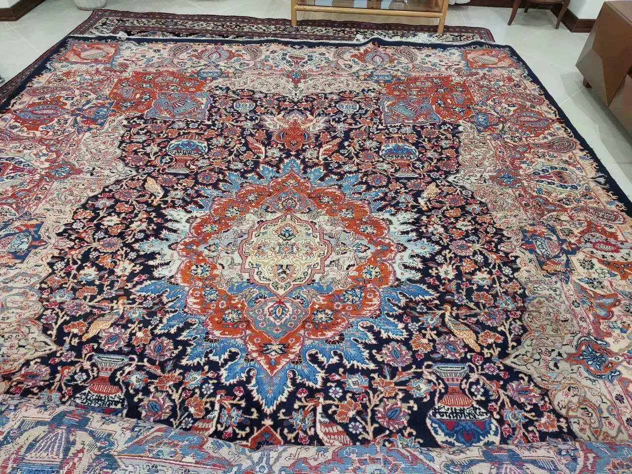 فرش دستبافت کاشمر|فرش|کیش, |دیوار