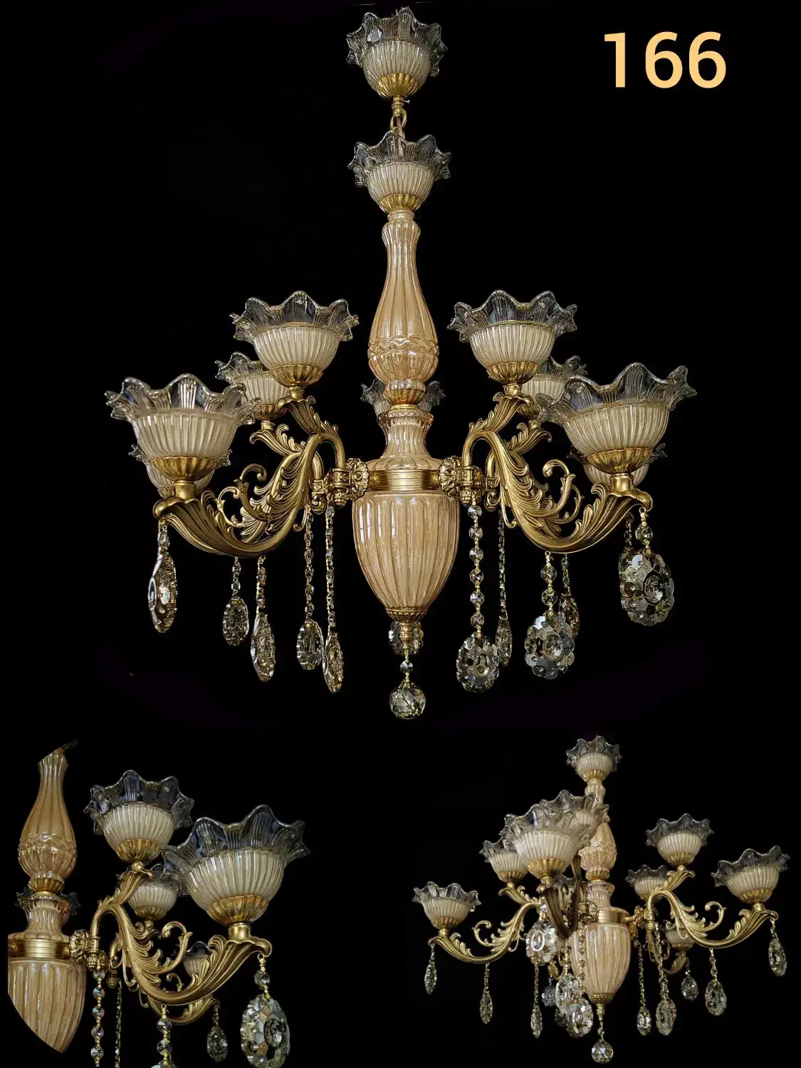 لوستر کد 166 با اقساط 18ماهه|لوستر و چراغ آویز|تبریز, |دیوار