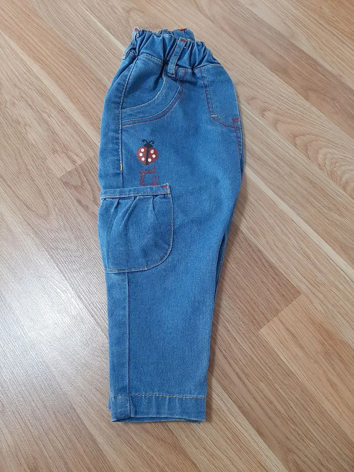 شلوار لی دخترانه|کفش و لباس بچه|خوی, |دیوار