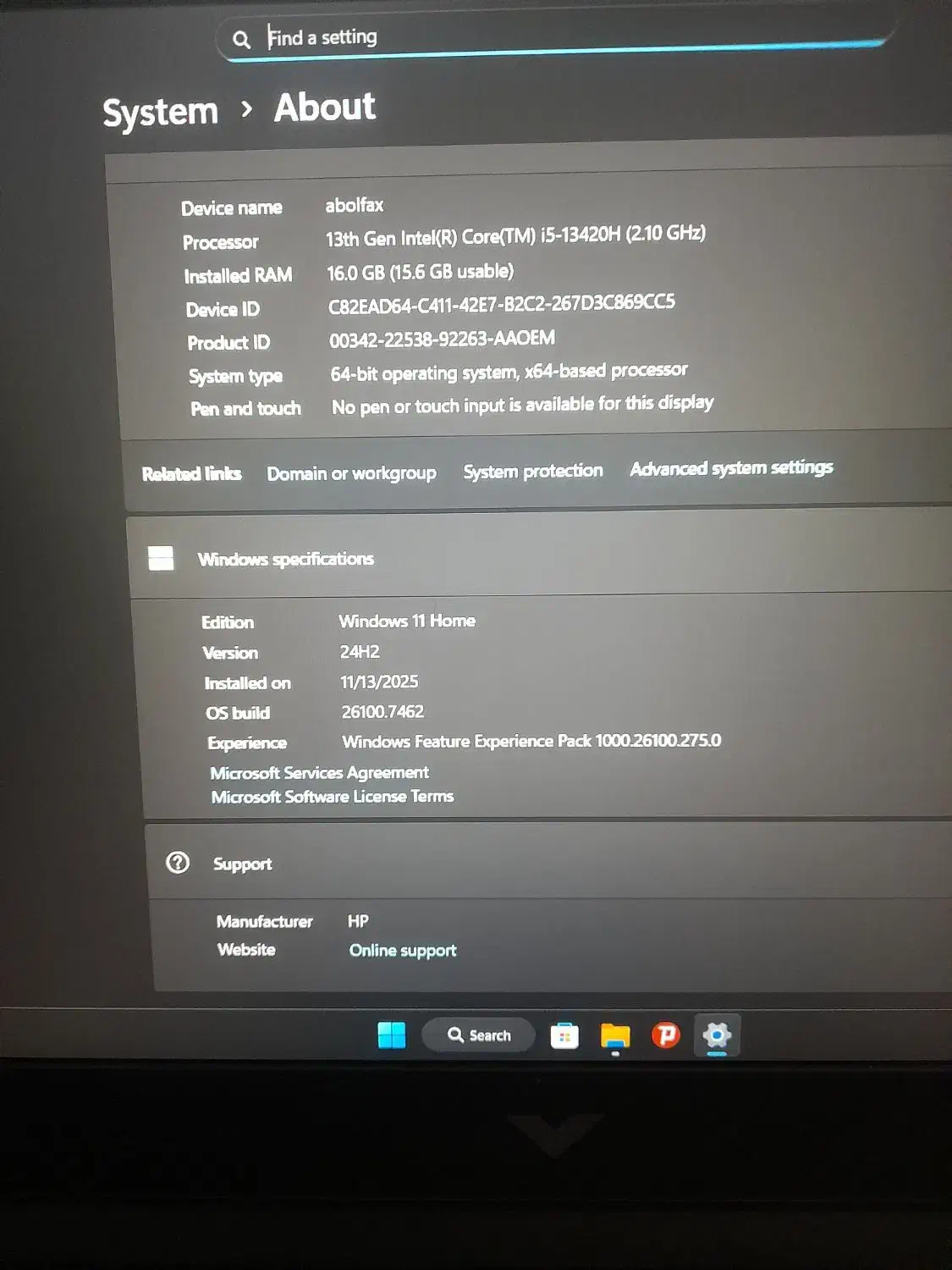 لپتاپ hp victus 15|رایانه همراه|نجفآباد, یزدانشهر|دیوار