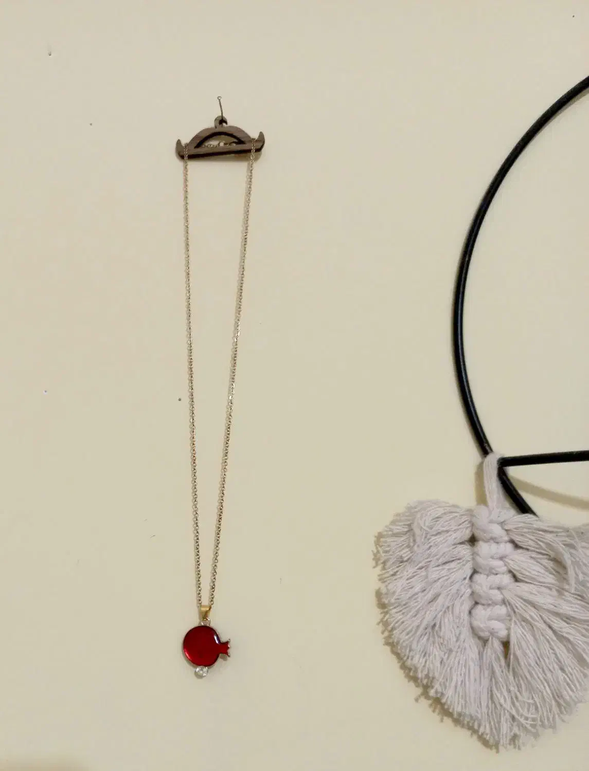 گردن بند استیل اناری دورو|بدلیجات|بندر ماهشهر, |دیوار