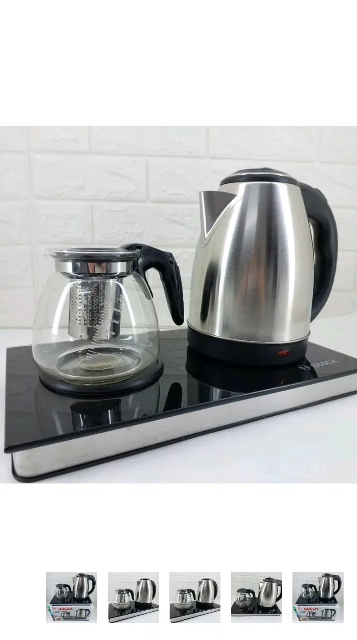 چای ساز برقی « گرمکن دار » کنارهم بوش (کتری قوری)|سماور، چایساز، قهوهساز|تهران, ستارخان|دیوار