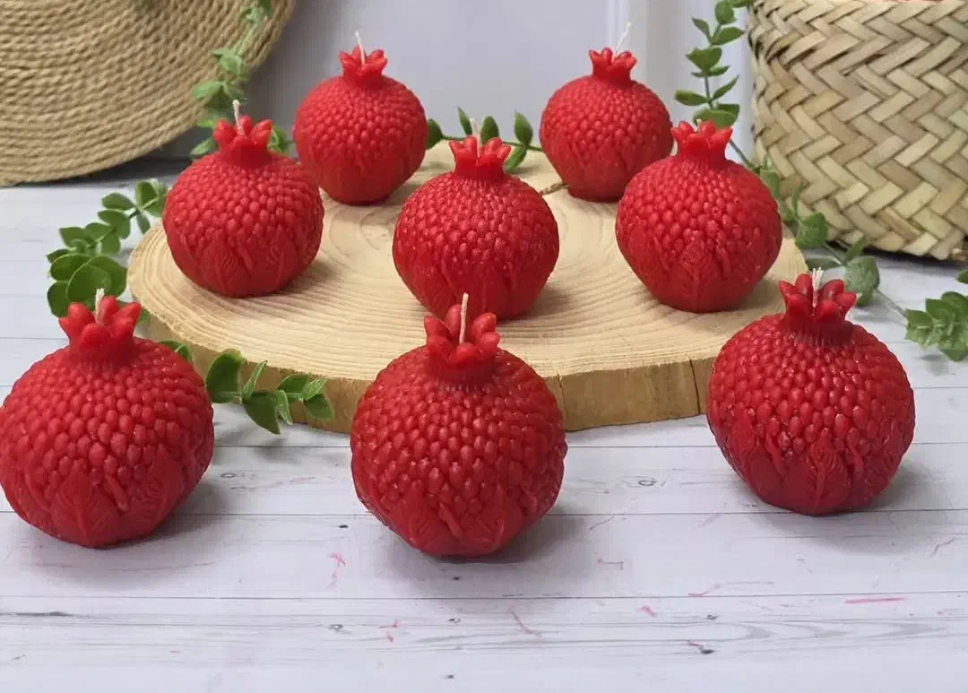 شمع دست ساز یلدایی|صنایع دستی و سایر لوازم تزئینی|بهبهان, |دیوار