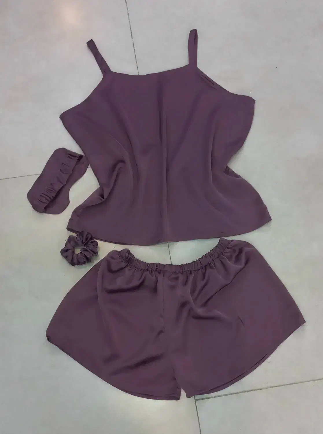 تولیدی لباس خواب ساتن ۴ تیکه|لباس|کاشان, زیارتی|دیوار