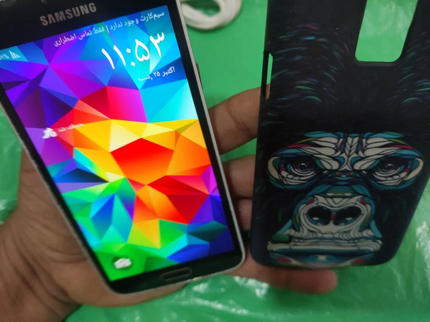 سامسونگ s5 فورجی شاد مدارس سالم شیک ارزان با قاب|موبایل|تهران, مینای جنوبی|دیوار