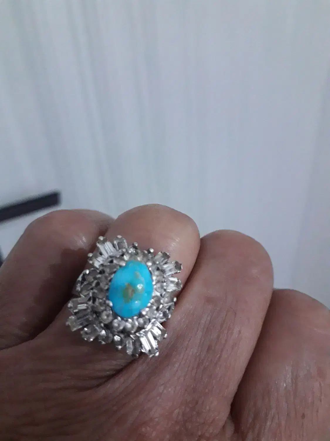 انگشتر الماس و انگشتر فیروزه نبشابور|جواهرات|سورک, |دیوار