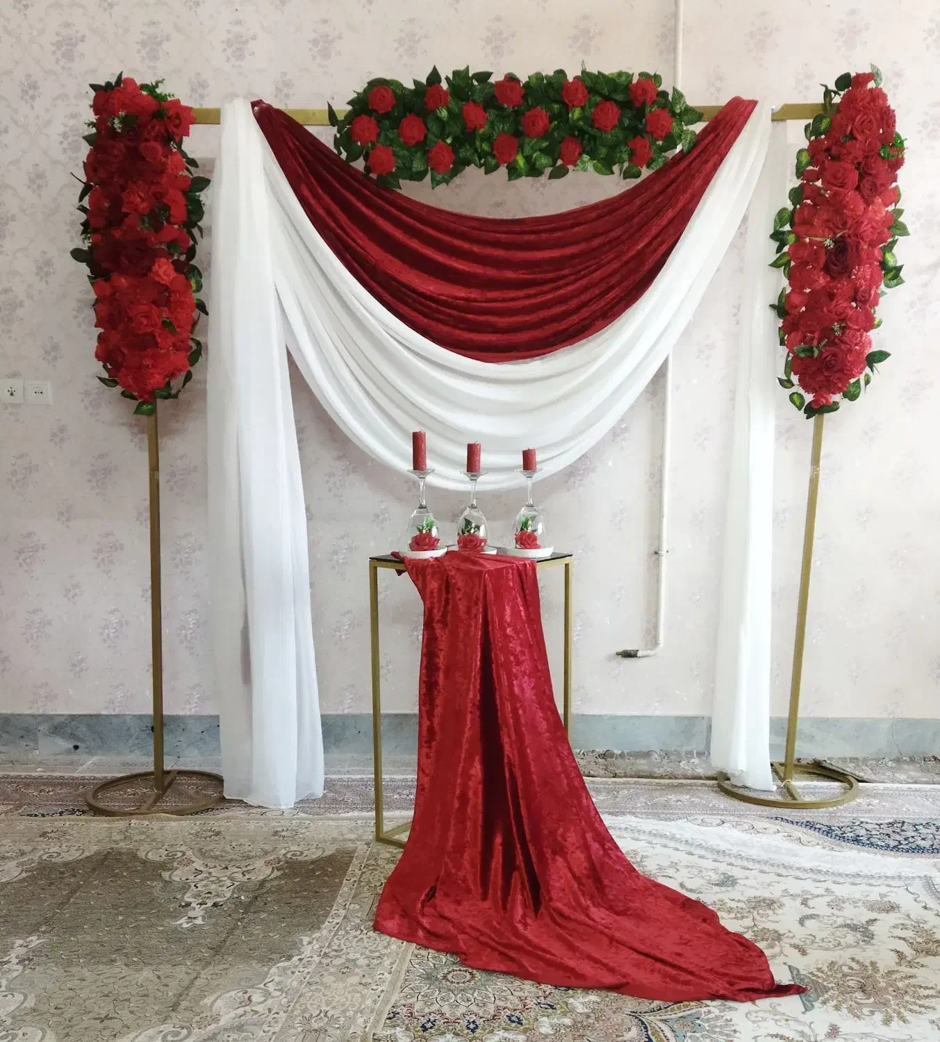 دیزاین یلدا ،گل آرایی ،خنچه ، بادکنک آرایی ، مدرسه|خدمات پذیرایی، مراسم|مشهد, شهید معقول|دیوار