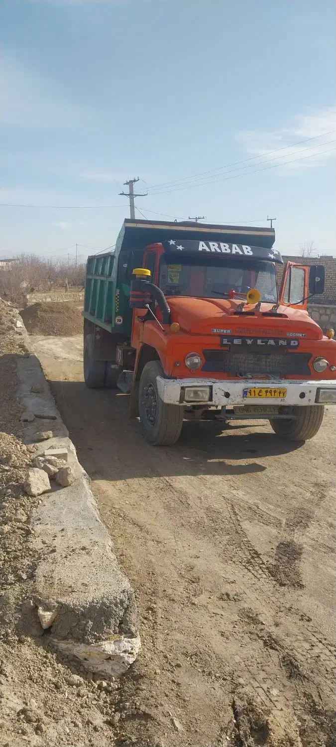 لیلاند کمپرسی ۱۹ تن مدل۵۲ لاستیک تیوپلس|خودرو سنگین|محلات, |دیوار