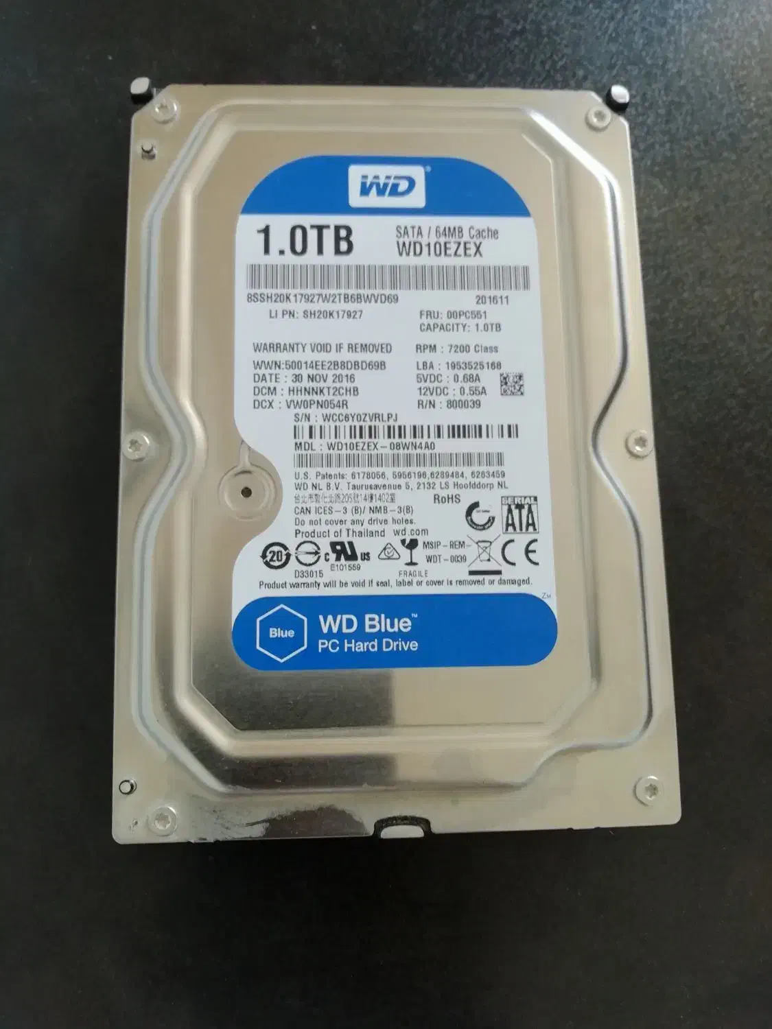 هارد western blue 1tb|قطعات و لوازم جانبی رایانه|اوز, |دیوار