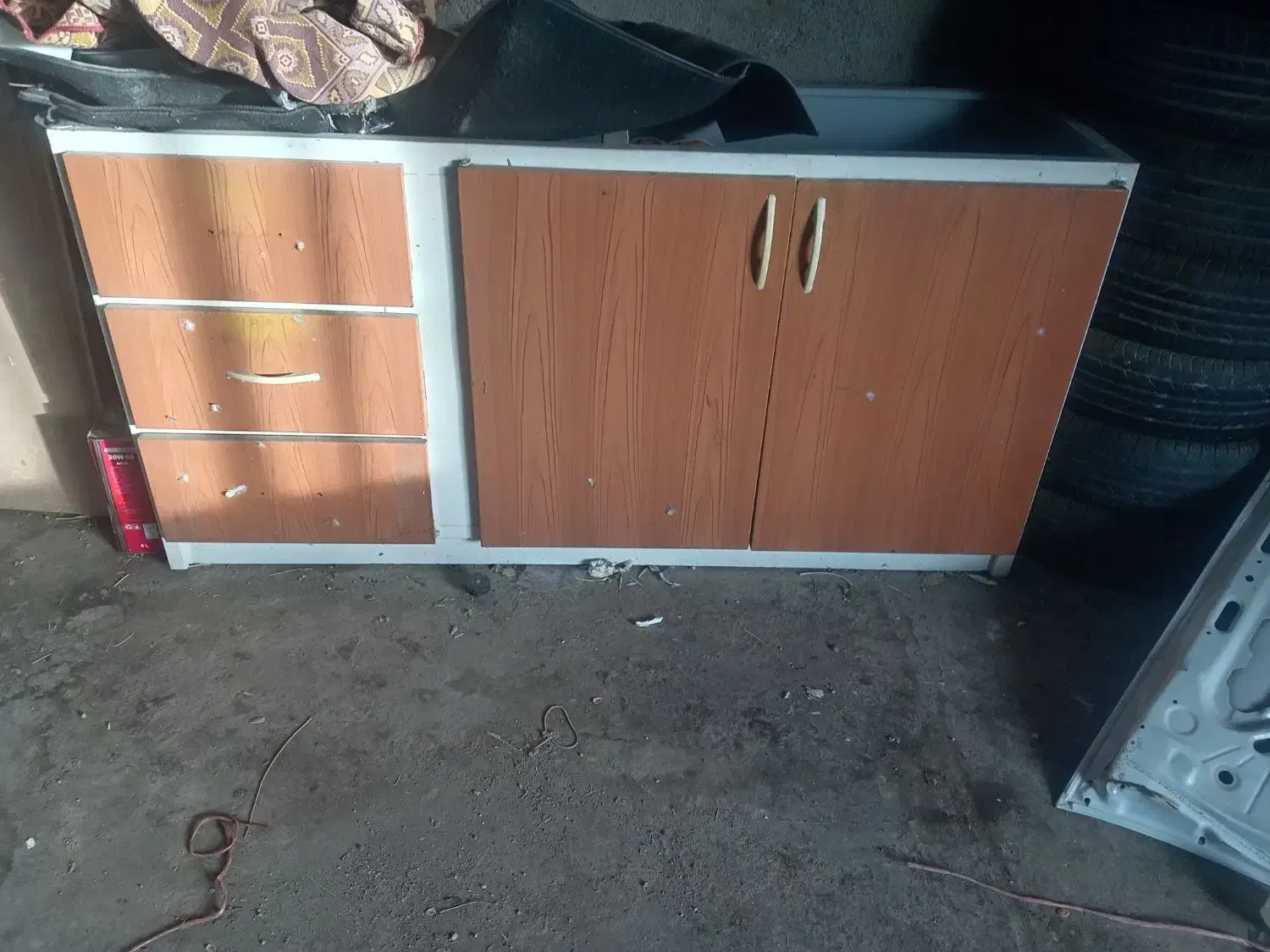 کابینت فلزی|آب‌چکان و نظم‌دهنده ظروف|نیشابور, دربقاضی|دیوار