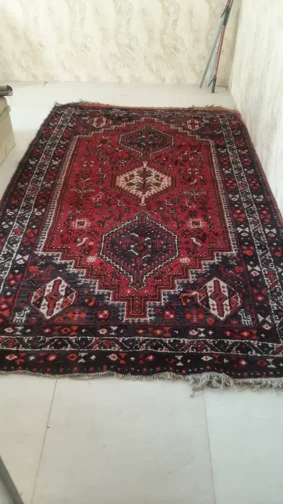 ۲عدد قالی دستبافت ۶متری با قدمت بالا|فرش|لار, |دیوار