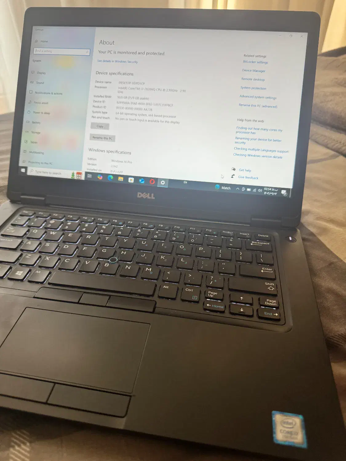 لب تاپ dell فوق العاده تمیز|رایانه همراه|مشهد, سجاد شهر|دیوار