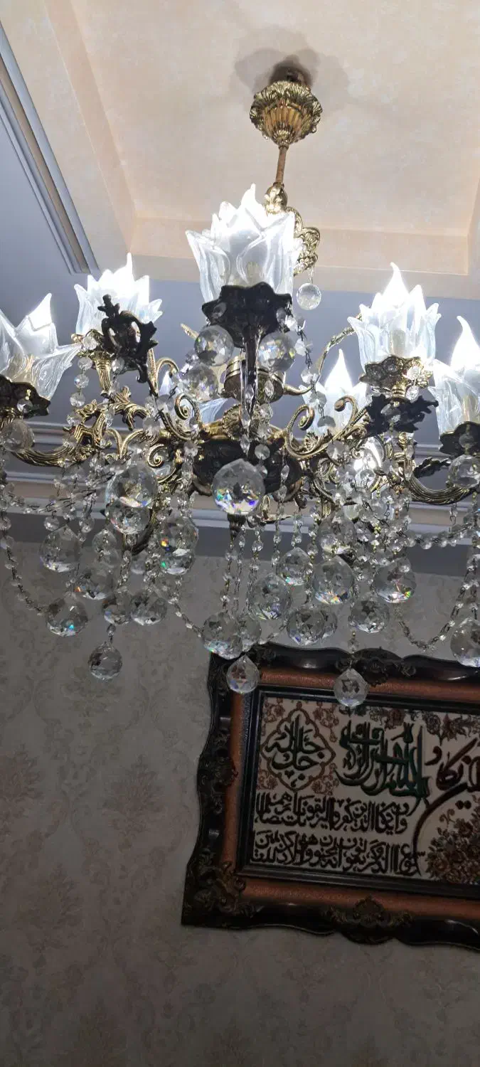 لوستر برنز|لوستر و چراغ آویز|رباط‌کریم, رباط‌کریم|دیوار